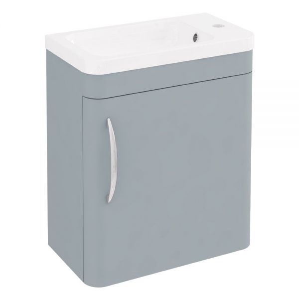 Eastbrook Cavone Cloakroom 400 Grey Wall Hung Vanity Unit