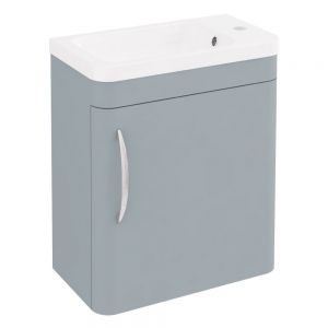 Eastbrook Cavone Cloakroom 400 Grey Wall Hung Vanity Unit