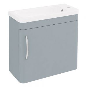 Eastbrook Cavone Cloakroom 500 Grey Wall Hung Vanity Unit