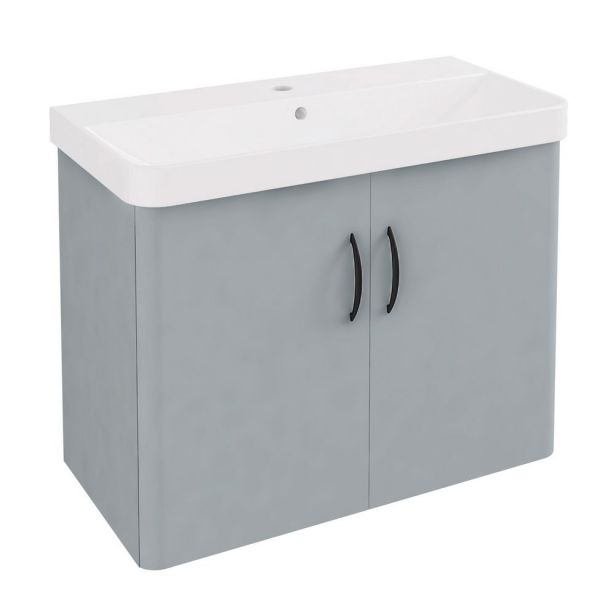Eastbrook Cavone II 700 Grey Wall Hung 2 Door Vanity Unit
