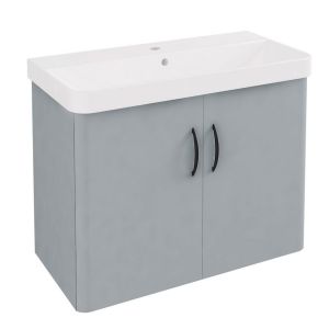 Eastbrook Cavone II 700 Grey Wall Hung 2 Door Vanity Unit
