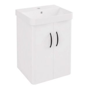 Eastbrook Cavone II 400 White Wall Hung 2 Door Vanity Unit