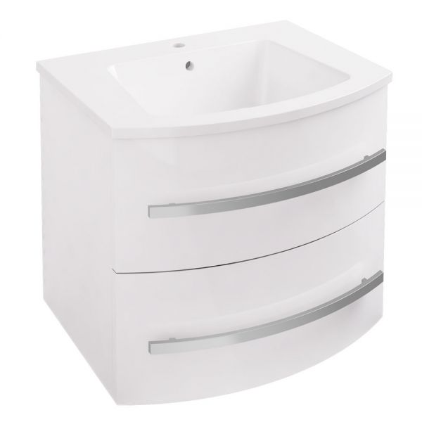Eastbrook Centa 600 White Wall Hung Vanity Unit #3