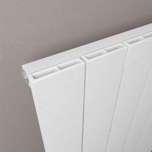 Eastbrook Charlton 1800 x 280 Matt White Aluminium Designer Radiator #3