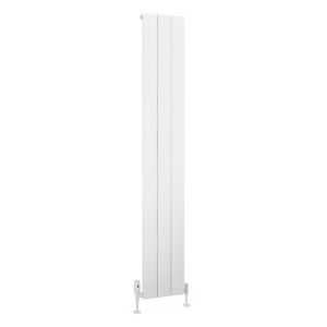 Eastbrook Charlton 1800 x 280 Matt White Aluminium Designer Radiator