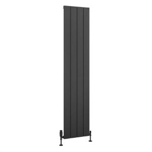 Eastbrook Charlton 1800 x 375 Matt Anthracite Aluminium Designer Radiator