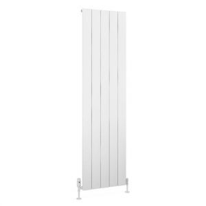 Eastbrook Charlton 1800 x 470 Matt White Aluminium Designer Radiator