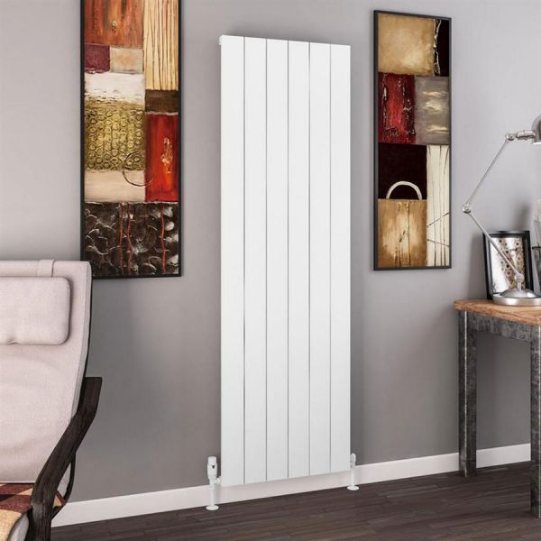 Eastbrook Charlton 1800 x 565 Matt White Aluminium Designer Radiator #2