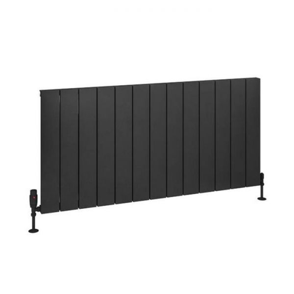 Eastbrook Charlton 600 x 1230 Matt Anthracite Aluminium Designer Radiator