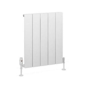 Eastbrook Charlton 600 x 470 Matt White Aluminium Designer Radiator