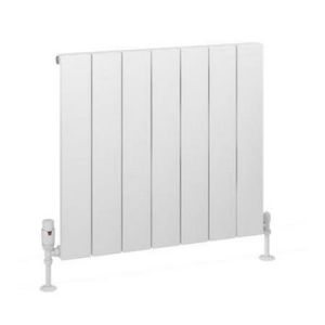 Eastbrook Charlton 600 x 660 Matt White Aluminium Designer Radiator
