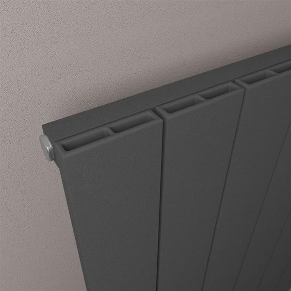 Eastbrook Charlton 600 x 850 Matt Anthracite Aluminium Designer Radiator #3