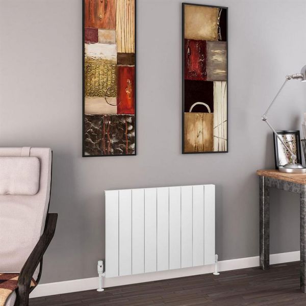 Eastbrook Charlton 600 x 850 Matt White Aluminium Designer Radiator #2