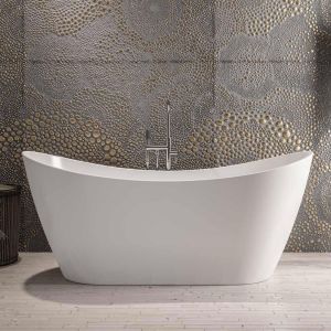 Eastbrook Chislehurst Gloss White Double Ended Freestanding Bath 1700 x 790mm