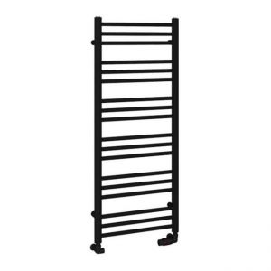 Eastbrook Corinium Round 1200 x 500 Matt Black Towel Rail