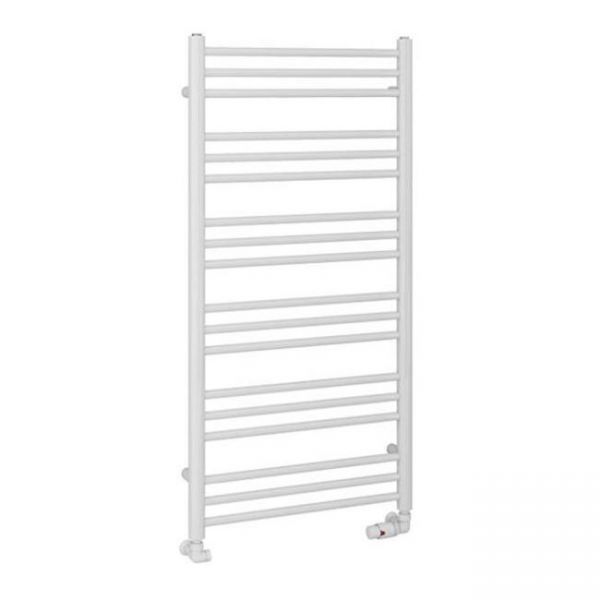 Eastbrook Corinium Round 1200 x 600 Gloss White Towel Rail
