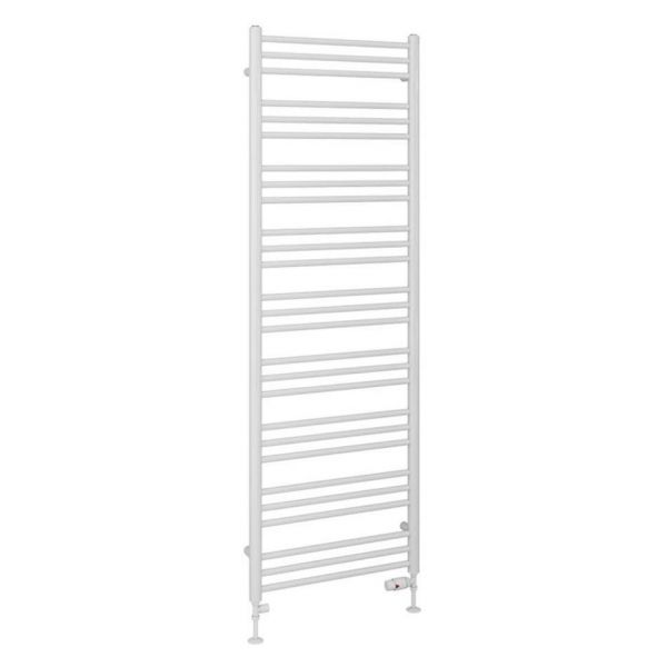Eastbrook Corinium Round 1800 x 600 Gloss White Towel Rail