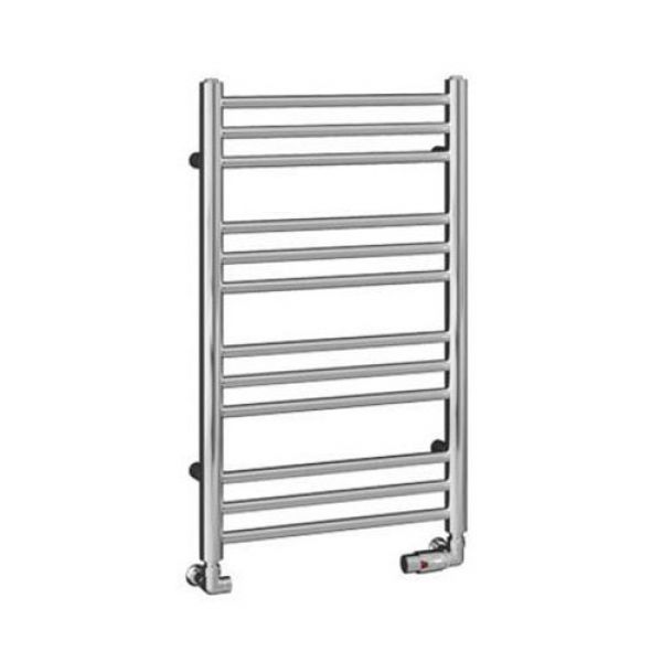 Eastbrook Corinium Round 800 x 500 Chrome Towel Rail
