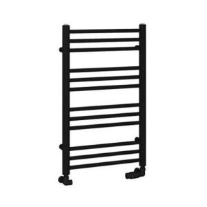 Eastbrook Corinium Round 800 x 500 Matt Black Towel Rail