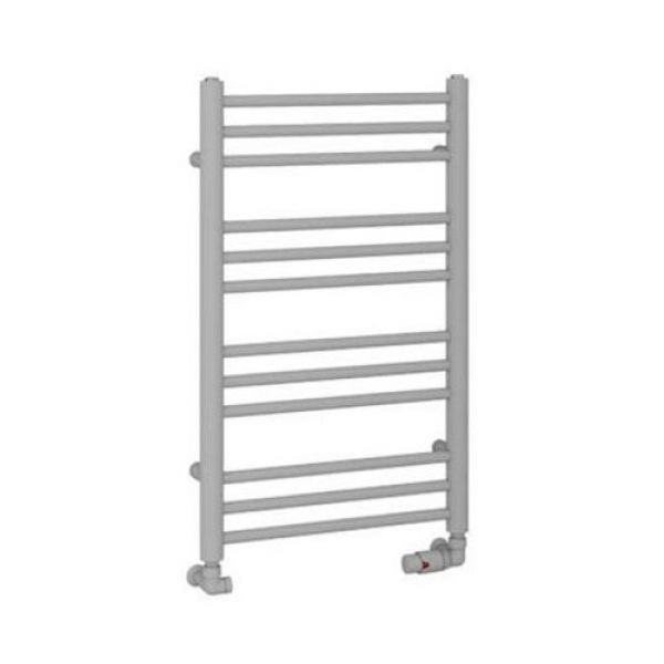 Eastbrook Corinium Round 800 x 500 Matt Grey Towel Rail