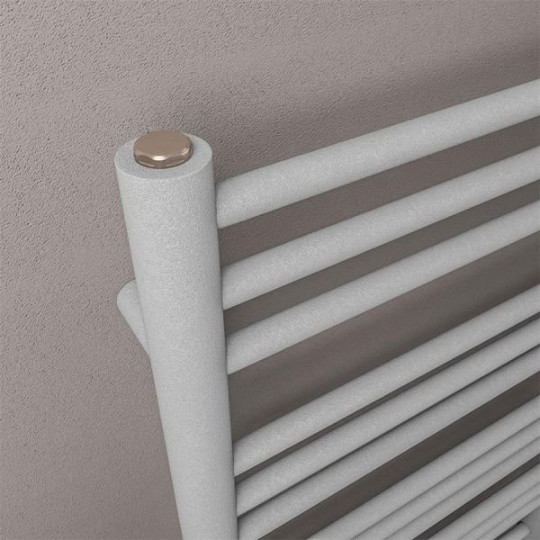 Eastbrook Corinium Round 800 x 600 Matt Grey Towel Rail #3