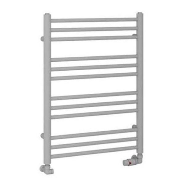 Eastbrook Corinium Round 800 x 600 Matt Grey Towel Rail