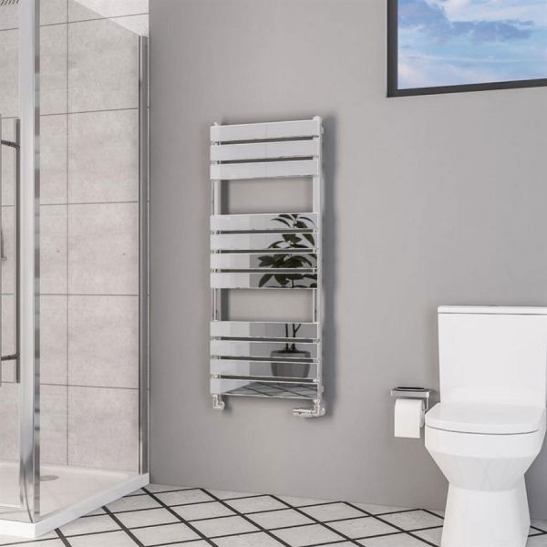Eastbrook Deddington 1200 x 500 Chrome Designer Towel Rail #2