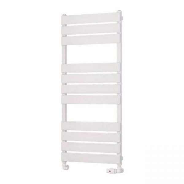 Eastbrook Deddington 1200 x 500 Gloss White Designer Towel Rail