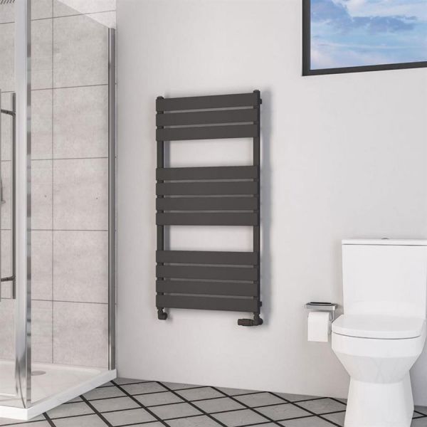 Eastbrook Deddington 1200 x 600 Matt Anthracite Designer Towel Rail #2