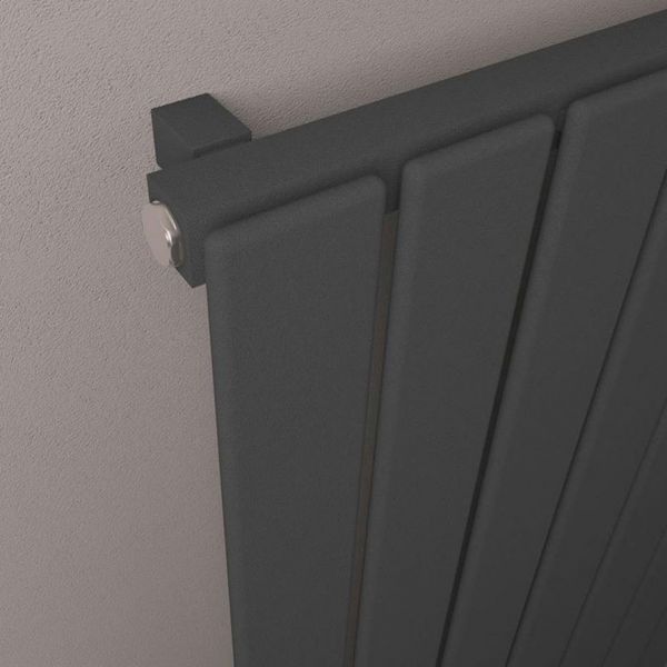 Eastbrook Deddington 1800 x 470 Matt Anthracite Designer Radiator #3