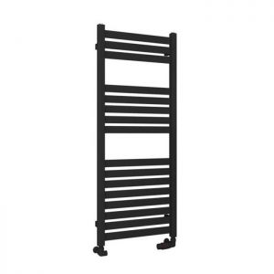 Eastbrook Defford 1200 x 500 Matt Black Designer Towel Rail