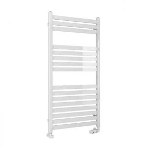 Eastbrook Defford 1200 x 600 Gloss White Designer Towel Rail