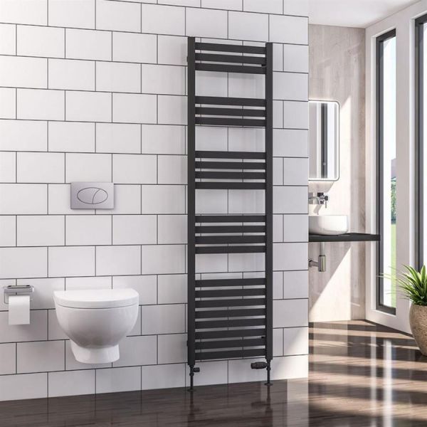 Eastbrook Defford 1800 x 500 Matt Anthracite Designer Towel Rail #2