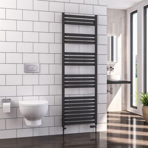 Eastbrook Defford 1800 x 600 Matt Anthracite Designer Towel Rail #2