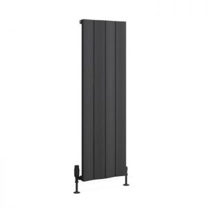 Eastbrook Fairford 1200 x 375 Matt Anthracite Aluminium Designer Radiator