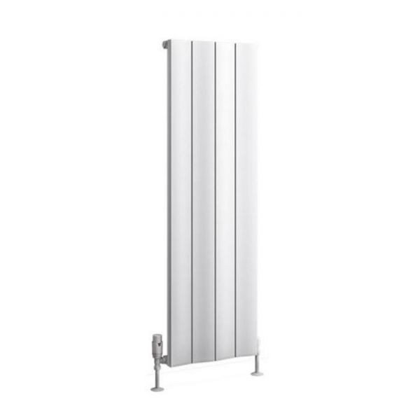 Eastbrook Fairford 1200 x 375 Matt White Aluminium Designer Radiator