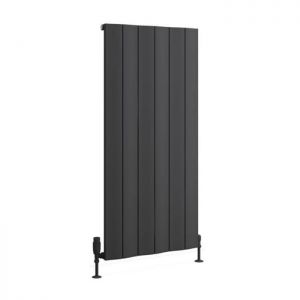Eastbrook Fairford 1200 x 565 Matt Anthracite Aluminium Designer Radiator