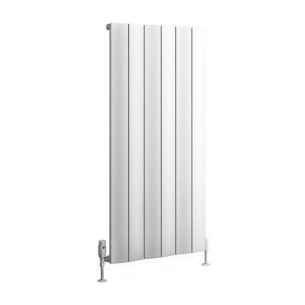 Eastbrook Fairford 1200 x 565 Matt White Aluminium Designer Radiator