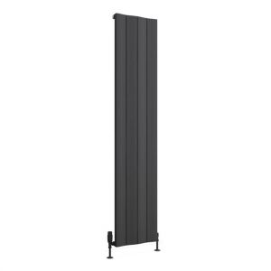 Eastbrook Fairford 1800 x 375 Matt Anthracite Aluminium Designer Radiator