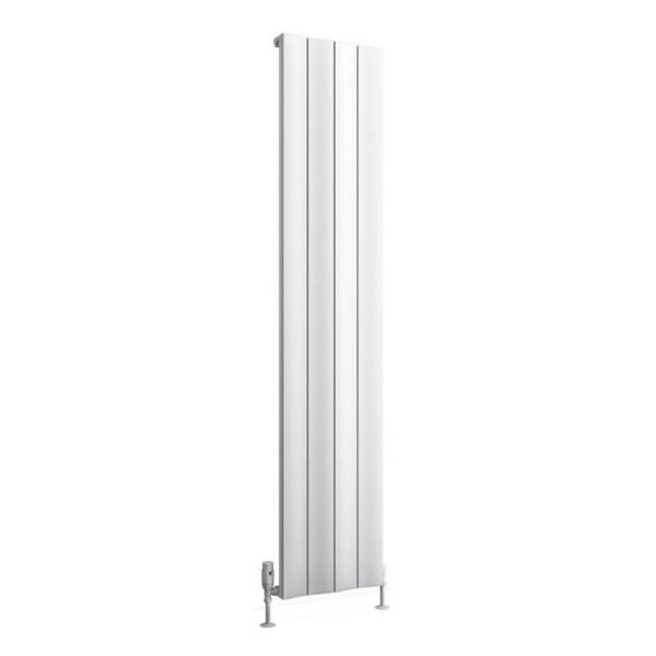 Eastbrook Fairford 1800 x 375 Matt White Aluminium Designer Radiator