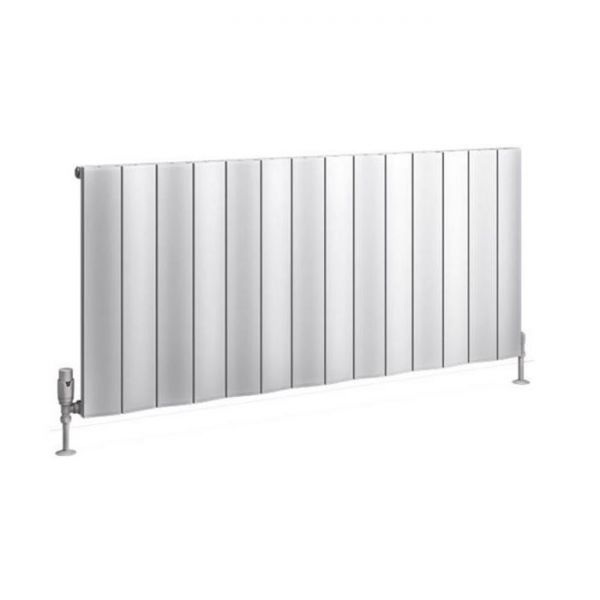 Eastbrook Fairford 600 x 1325 Matt White Aluminium Designer Radiator