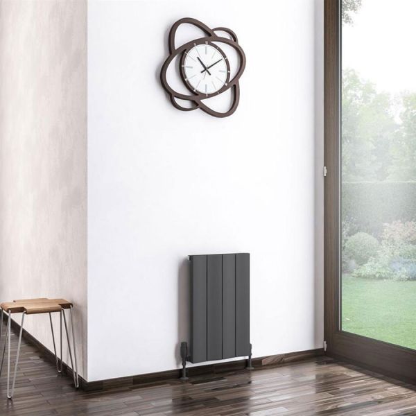 Eastbrook Fairford 600 x 375 Matt Anthracite Aluminium Designer Radiator #2