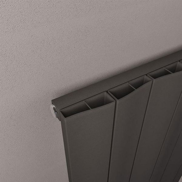 Eastbrook Fairford 600 x 565 Matt Anthracite Aluminium Designer Radiator #3