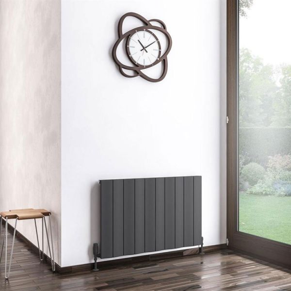 Eastbrook Fairford 600 x 945 Matt Anthracite Aluminium Designer Radiator #2