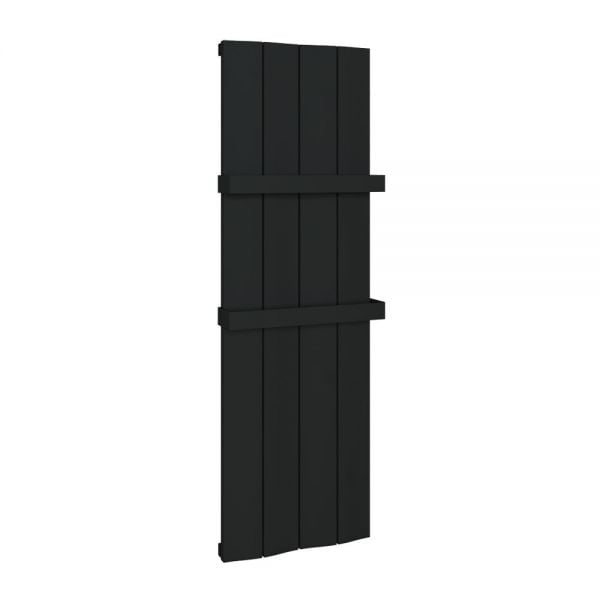 Eastbrook Fairford 1200 x 375 Vertical Matt Anthracite Designer Aluminium Radiator