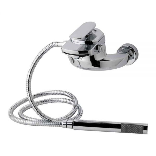 Eastbrook Falmouth Chrome Wall Mounted Bath Shower Mixer Tap