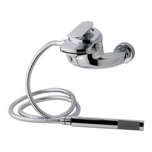 Eastbrook Falmouth Chrome Wall Mounted Bath Shower Mixer Tap