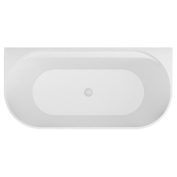 Eastbrook Grafton D Shape Freestanding Bath 1650 x 790 #3
