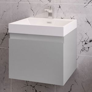 Eastbrook Gravina 500 Grey Wall Hung Vanity Unit