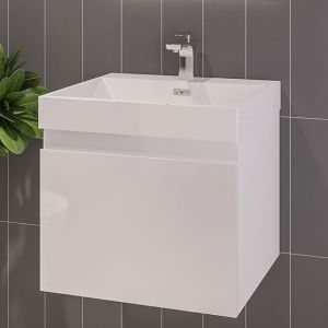 Eastbrook Gravina 500 White Wall Hung Vanity Unit